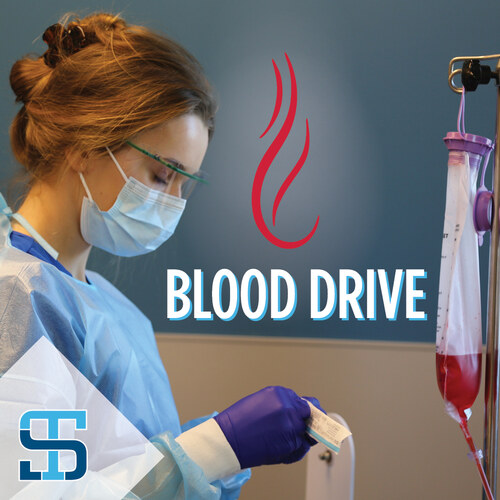 Blood Drive event social media post