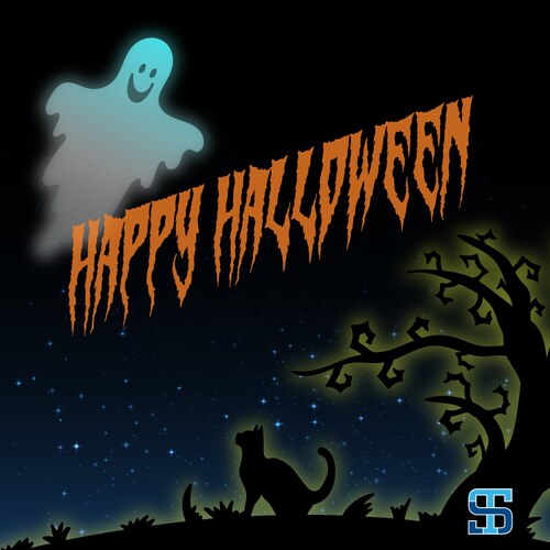 Happy Halloween social media post