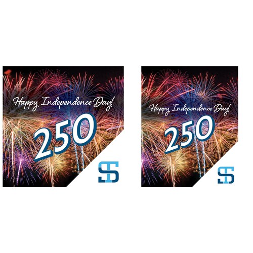 Independence Day post shown in feed and story formats